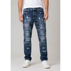 Vintage Americana Distressed Skinny Jeans Men 38